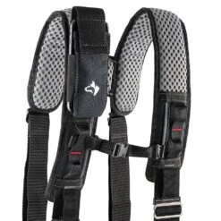 Husky Electricians 2-Bag Work Tool Belt With Suspenders -Husky Shop black husky tool belts hd00174 77 1000