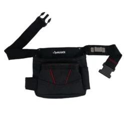 Husky 6-Pocket Black Tool Belt Pouch