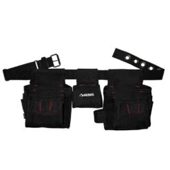 Husky Black Handyman Work Tool Belt (12-Pocket)