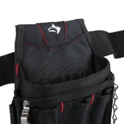 Husky 9-Pocket Black Maintenance Tool Belt Pouch -Husky Shop black husky tool belts hd893876 th fa 1000