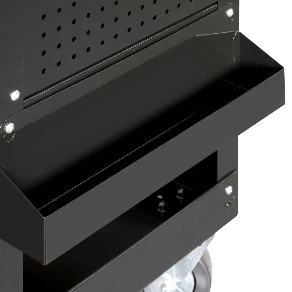 Husky Tool Storage 33 In. W Mechanics Cart With Extended Side Table And Bottle Tray 13 Husky Tool Storage 33 In. W Mechanics Cart With Extended Side Table And Bottle Tray - Image 13
