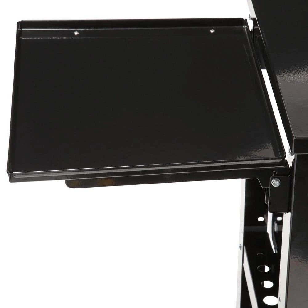Husky Tool Storage 33 In. W Mechanics Cart With Extended Side Table And Bottle Tray 8 Husky Tool Storage 33 In. W Mechanics Cart With Extended Side Table And Bottle Tray - Image 8