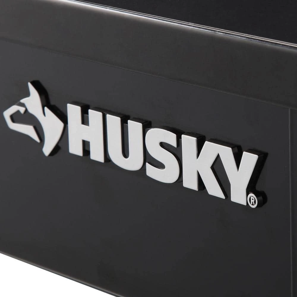 Husky Tool Storage 33 In. W Mechanics Cart With Extended Side Table And Bottle Tray 14 Husky Tool Storage 33 In. W Mechanics Cart With Extended Side Table And Bottle Tray - Image 14