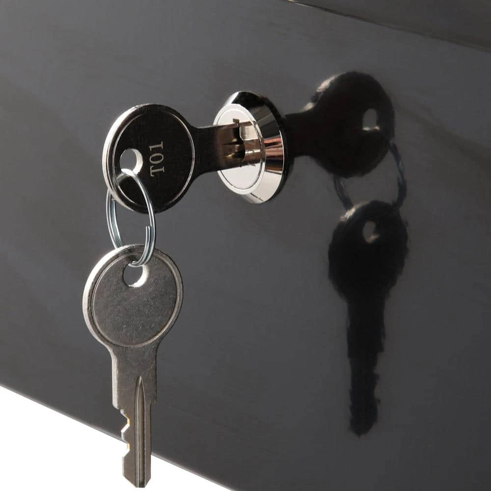 Husky Tool Storage 33 In. W Mechanics Cart With Extended Side Table And Bottle Tray 12 Husky Tool Storage 33 In. W Mechanics Cart With Extended Side Table And Bottle Tray - Image 12