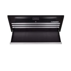 Husky Tool Storage 42 In. W X 18 In. D Standard Duty Black Tool Chest Combo -Husky Shop black husky tool chest combos h42ch4tr8blk 1f 1000