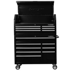 Husky 46 In. 14-Drawer Tool Chest And Cabinet Combo In Black -Husky Shop black husky tool chest combos h46ch6tr8 c3 1000