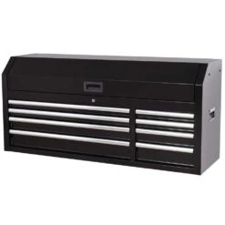 Husky Modular Tool Storage 52 In. W X 16 In. D Standard Duty Black Top Tool Chest -Husky Shop black husky top tool chests h52ch8mod c3 1000