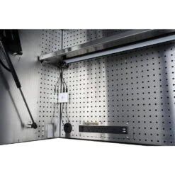 Husky 72 In. W X 25 In. D Professional Duty Tool Workbench Storage Hutch -Husky Shop black husky top tool chests hpro72hutchblk 1f 1000