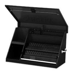 Husky Heavy-Duty 36 In. W X 17 In. D Black Steel Portable Triangle Top Chest For Sockets, Wrenches And Screwdrivers 16 Husky Heavy-Duty 36 In. W X 17 In. D Black Steel Portable Triangle Top Chest For Sockets, Wrenches And Screwdrivers -Husky Shop black husky top tool chests thd36280 1f 1000