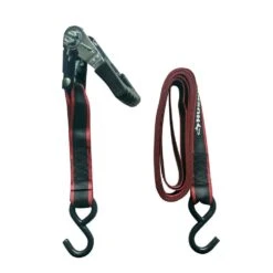 Husky 16 Ft. X 1.25 In. Ratchet Tie-Down Straps With S-Hook (2-Pack) -Husky Shop blacks husky moving straps fh0935e 4f 1000