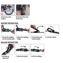 Husky 16 Ft. X 1.25 In. Ratchet Tie-Down Straps With S-Hook (2-Pack) -Husky Shop blacks husky moving straps fh0935e 77 1000