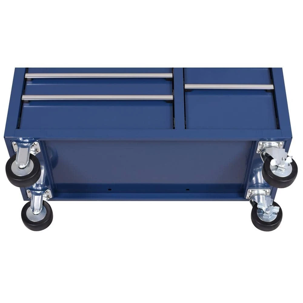 Husky Standard Duty 42 In. X 18 In. D 12-Drawer Blue Rolling Tool Chest Combo 5 Husky Standard Duty 42 In. X 18 In. D 12-Drawer Blue Rolling Tool Chest Combo - Image 5