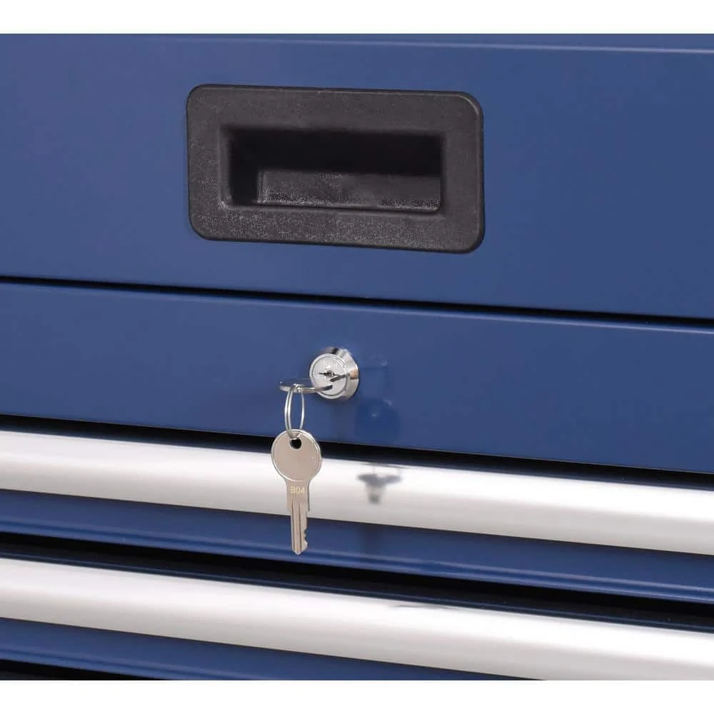Husky Standard Duty 42 In. X 18 In. D 12-Drawer Blue Rolling Tool Chest Combo 9 Husky Standard Duty 42 In. X 18 In. D 12-Drawer Blue Rolling Tool Chest Combo - Image 9