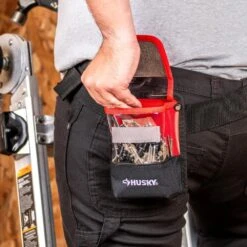 Husky 5 In. Clip On Tool Belt Pouch -Husky Shop clear husky tool belts hd50700 th fa 1000