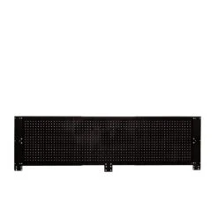 Husky 52 In. W To 72 In. W Gloss Black Adjustable Pegboard -Husky Shop gloss black husky pegboards hoaa52b11 1d 1000