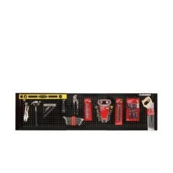 Husky 52 In. W To 72 In. W Gloss Black Adjustable Pegboard -Husky Shop gloss black husky pegboards hoaa52b11 a0 1000