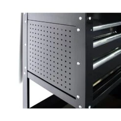 Husky 33 In. W 4-Drawer Mechanics Tool Utility Cart In Gloss Black -Husky Shop gloss black husky tool carts houc3304b10 c3 1000