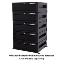Husky Modular 20 In. 1-Drawer Black Top Tool Chest -Husky Shop gloss black husky top tool chests h20box1blk c3 1000