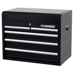 Husky Tool Storage 26 In. W X 16 In. D 5-Drawer Gloss Black Top Tool Chest 16 Husky Tool Storage 26 In. W X 16 In. D 5-Drawer Gloss Black Top Tool Chest -Husky Shop gloss black husky top tool chests h26ch5blk 1d 1000
