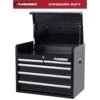Husky Tool Storage 26 In. W X 16 In. D 5-Drawer Gloss Black Top Tool Chest