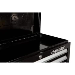 Husky 26 In. W X 12 In. D Standard Duty 4-Drawer Top Tool Chest In Gloss Black -Husky Shop gloss black husky top tool chests hkst98065bk 66 1000