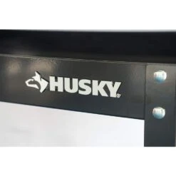 Husky 36 In. W X 24.1 In. Deep 2 Tier Cart, Gloss Black -Husky Shop gloss black husky utility carts houc36a2b11 fa 1000