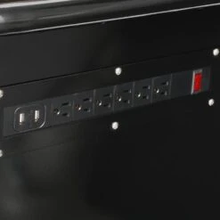 Husky 62 In. W X 36 In. D Standard Duty 12-Drawer Mobile Workbench Tool Chest With Full Length Extension Table In All Black 26 Husky 62 In. W X 36 In. D Standard Duty 12-Drawer Mobile Workbench Tool Chest With Full Length Extension Table In All Black -Husky Shop gloss black with black trim husky mobile workbenches hotc6212b11m fa 1000