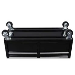 Husky 46 In. W X 18 In. D 9-Drawer Black Mobile Workbench Cabinet 15 Husky 46 In. W X 18 In. D 9-Drawer Black Mobile Workbench Cabinet -Husky Shop gloss black with silver trim husky mobile workbenches h46mwc9v18 1d 1000