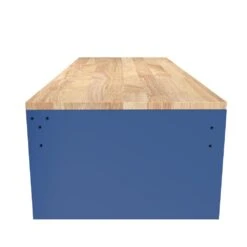 Husky Tool Storage 46 In. W X 18 In. D 9-Drawer Gloss Blue Mobile Workbench Cabinet -Husky Shop gloss blue husky mobile workbenches h46x18mwc9blu 44 1000