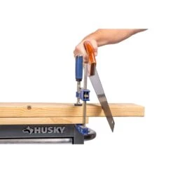 Husky 61 In. W X 24 In. D Standard Duty 10-Drawer Mobile Workbench Tool Chest With Sliding Bin Storage Drawer In Silver 22 Husky 61 In. W X 24 In. D Standard Duty 10-Drawer Mobile Workbench Tool Chest With Sliding Bin Storage Drawer In Silver -Husky Shop gloss gray with silver trim husky mobile workbenches h61mwc10sr c3 1000