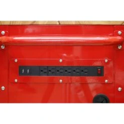 Husky 46 In. W X 18 In. D Standard Duty 5-Drawer Rolling Utility Tool Cart In Gloss Red -Husky Shop gloss red husky tool carts houc4605b21m 76 1000