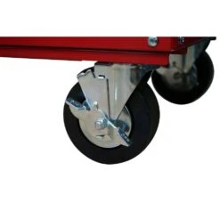 Husky 46 In. W X 18 In. D Standard Duty 5-Drawer Rolling Utility Tool Cart In Gloss Red -Husky Shop gloss red husky tool carts houc4605b21m 77 1000