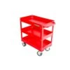 Husky 28 In. 3 Tier Cart, Gloss Red