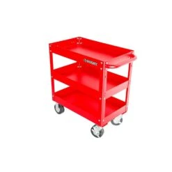 Husky 28 In. 3 Tier Cart, Gloss Red