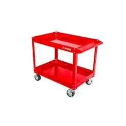 Husky 36 In. 2 Tier Cart, Gloss Red
