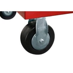 Husky 52 In. W X 24.5 In. D 9-Drawer Standard Duty Mobile Workbench Tool Chest With Solid Work Top And Pegboard In Gloss Red -Husky Shop gloss red with silver trim husky mobile workbenches hotc5209b23m 66 1000