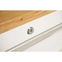 Husky 72 In. W X 24 In. D 18-Drawer Standard Duty Mobile Workbench Tool Chest With Solid Wood Top And Pegboard In Gloss White -Husky Shop gloss white with silver trim husky mobile workbenches hotc7218bj2m 77 1000