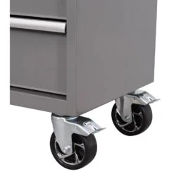 Husky Standard-Duty 27 In. 7-Drawer Gray Rolling Tool Cabinet -Husky Shop gray husky tool cabinets h27tr5gry 1f 1000