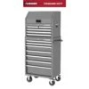 Husky Tool Storage 27 In. W Standard Duty Gray Tool Chest Combo