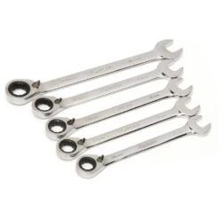 Husky 72-Tooth Large Reversible Metric Ratcheting Wrench Set (5-Piece) 17 Husky 72-Tooth Large Reversible Metric Ratcheting Wrench Set (5-Piece) -Husky Shop husky adjustable wrenches hrrw5pcmmlg 1f 1000