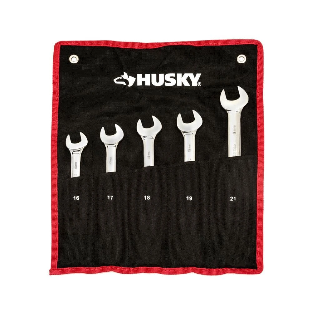 Husky 72-Tooth Large Reversible Metric Ratcheting Wrench Set (5-Piece) 5 Husky 72-Tooth Large Reversible Metric Ratcheting Wrench Set (5-Piece) - Image 5