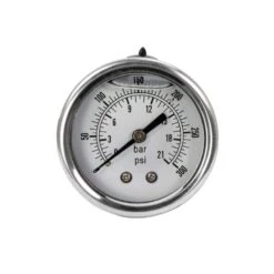Husky 2 In. Liquid Filled Pressure Gauge With 1/4 In. NPT Back Mount