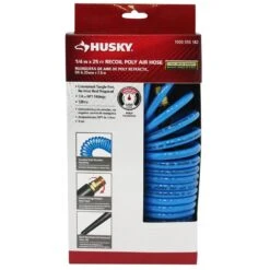 Husky 1/4 In. X 25 Ft. Polyurethane Recoil Hose -Husky Shop husky air hoses 24 25e ret hom 40 1000