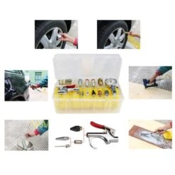 Husky 25 Ft. Recoil Nylon Air Hose Kit 15-Piece -Husky Shop husky air tool accessory kits uaak 15f 2 c3 1000