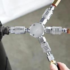 Husky 3-Way Manifold -Husky Shop husky air tool fittings hda31300 77 1000