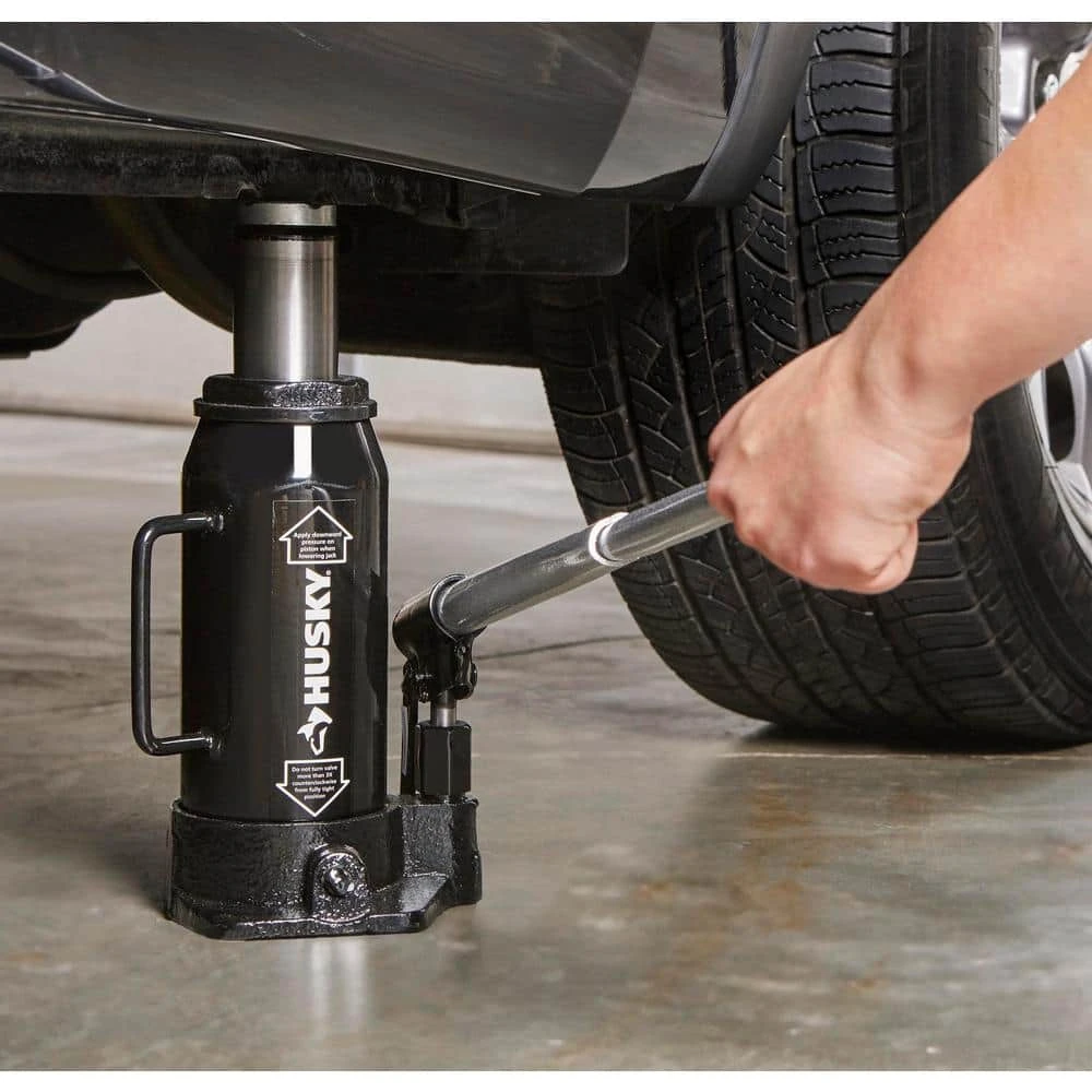 Husky 12-Ton Hydraulic Bottle Car Jack 7 Husky 12-Ton Hydraulic Bottle Car Jack - Image 7