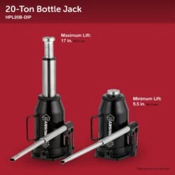 Husky 20-Ton Hydraulic Bottle Car Jack -Husky Shop husky bottle jacks hpl20b a0 1000