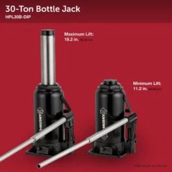 Husky 30-Ton Bottle Car Jack -Husky Shop husky bottle jacks hpl30b dip a0 1000