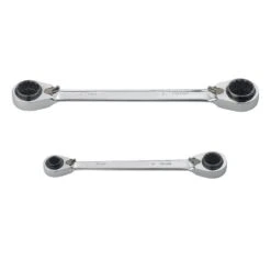 Husky Metric Quad Drive Ratcheting Wrench Set (2-Piece)