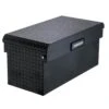 Husky 40.8 In. Matte Black Aluminum Full Size Chest Truck Tool Box